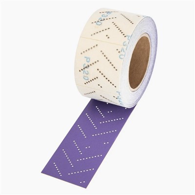 Fjólublátt sandpappírsplötu