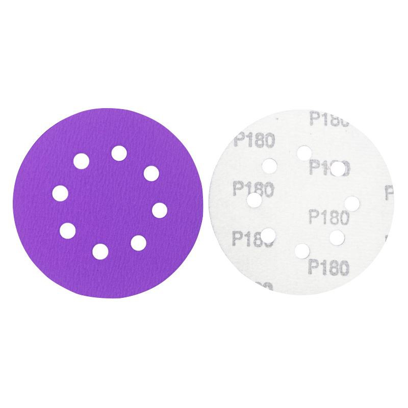 Fjólublár sandpappír diskur