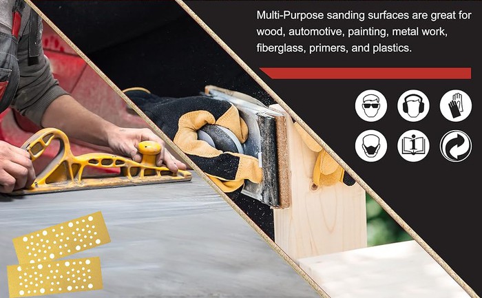 Gold Strip hook and loop abrasive Gold Strip hook and loop abrasive